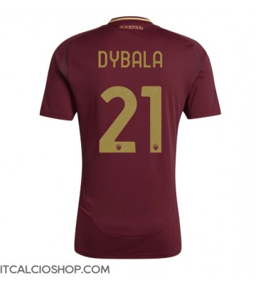 AS Roma Paulo Dybala #21 Prima Maglia 2024-25 Manica Corta